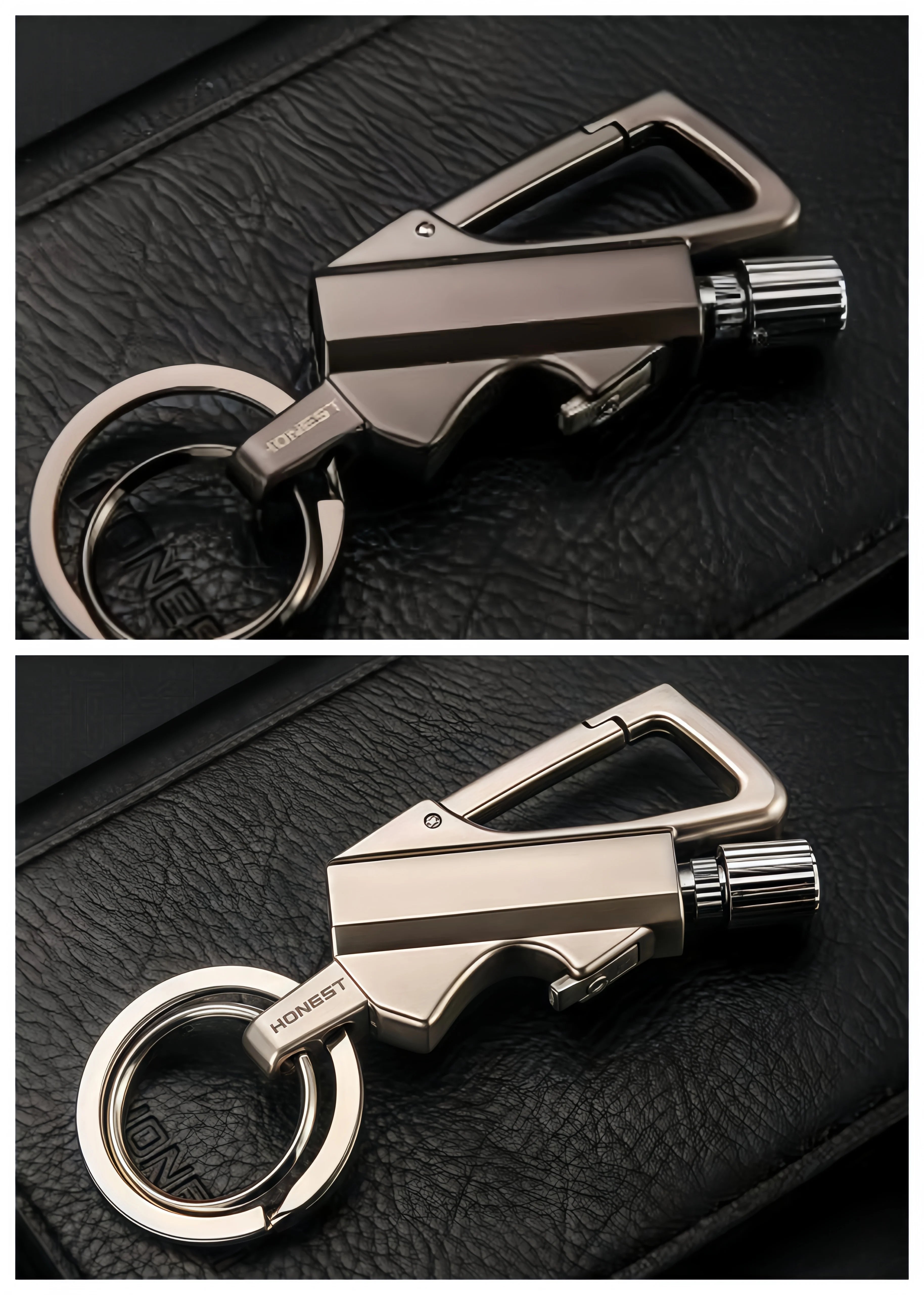 Trendyrola Perpetual Matches Unlimited Lighter with Multi-functional Keychain and Bottle Opener