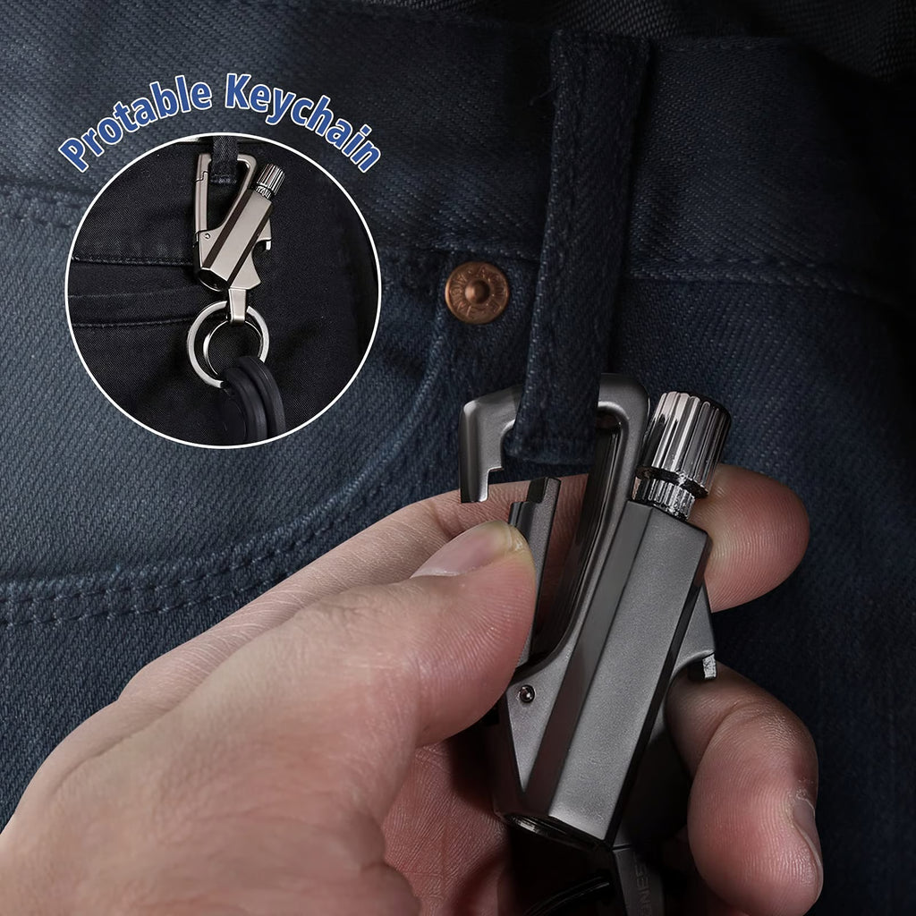 Trendyrola Perpetual Matches Unlimited Lighter with Multi-functional Keychain and Bottle Opener