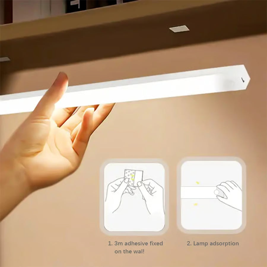 Trendyrola Punch-free Smart Sensor Magnetic Rechargeable LED Lights