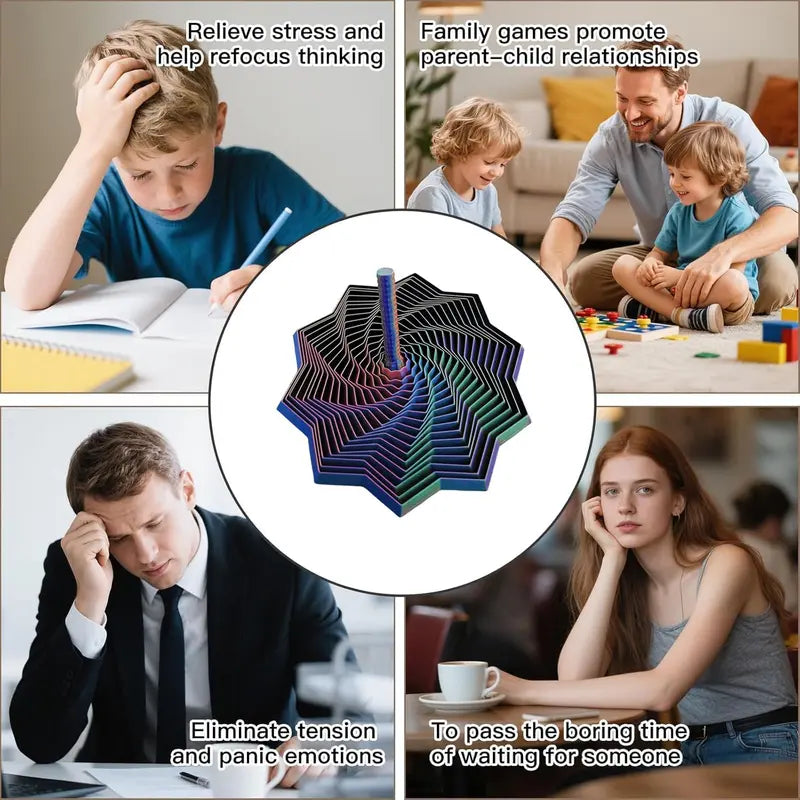 Trendyrola 3D Printed Expanded Sensory Fidget Star