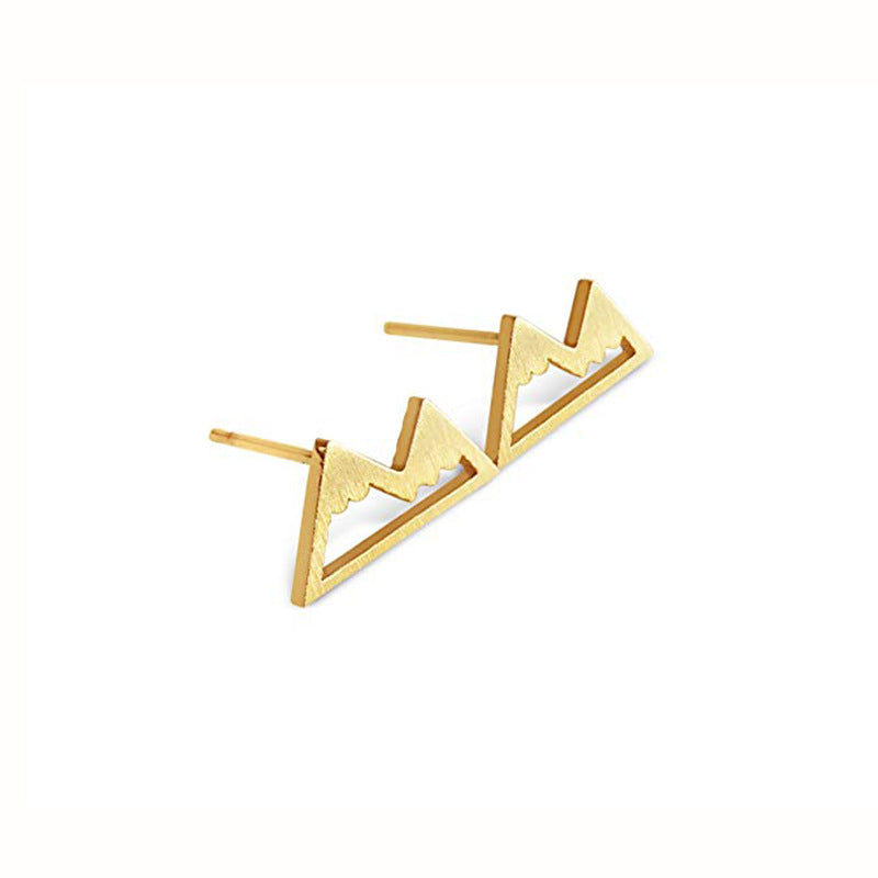 Ziella Titanium Openwork Mountains Earrings