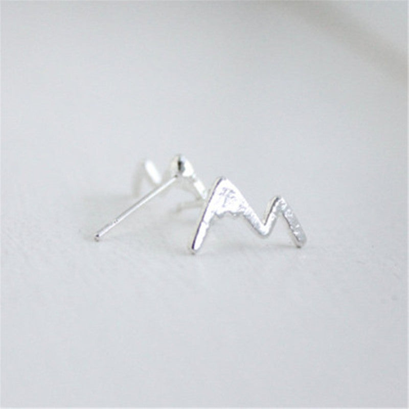 Ziella Geometric Lightning Current Stud Earrings