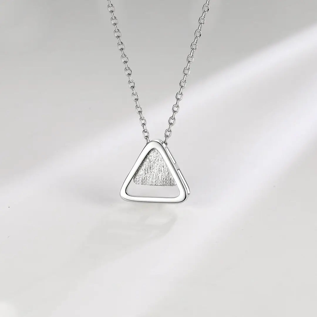 Ziella For Wife Triangle Pendant Necklace